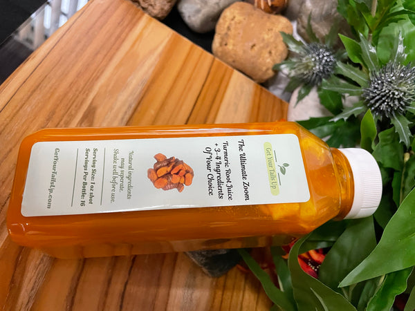 The Ultimate Zoom Turmeric Root Juice With 3-4 Ingredients Of Your Choice