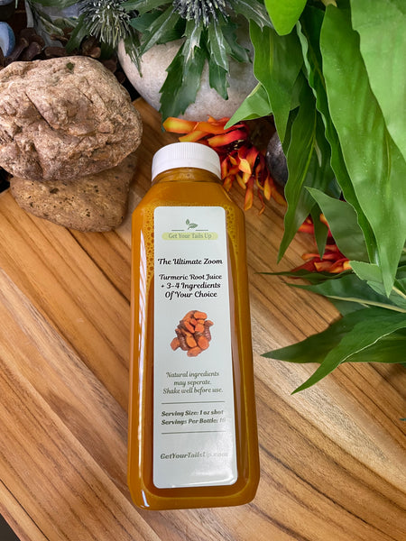The Ultimate Zoom Turmeric Root Juice With 3-4 Ingredients Of Your Choice