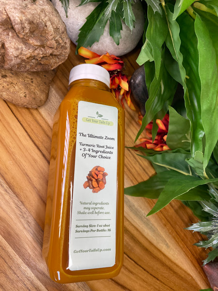 The Ultimate Zoom Turmeric Root Juice With 3-4 Ingredients Of Your Choice
