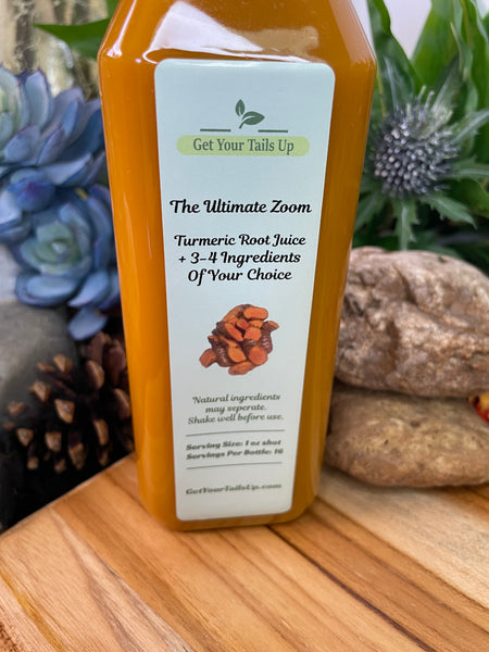 The Ultimate Zoom Turmeric Root Juice With 3-4 Ingredients Of Your Choice