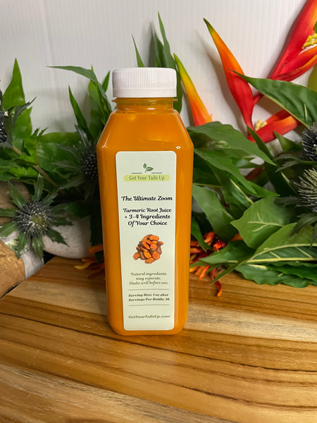 The Ultimate Zoom Turmeric Root Juice With 3-4 Ingredients Of Your Choice