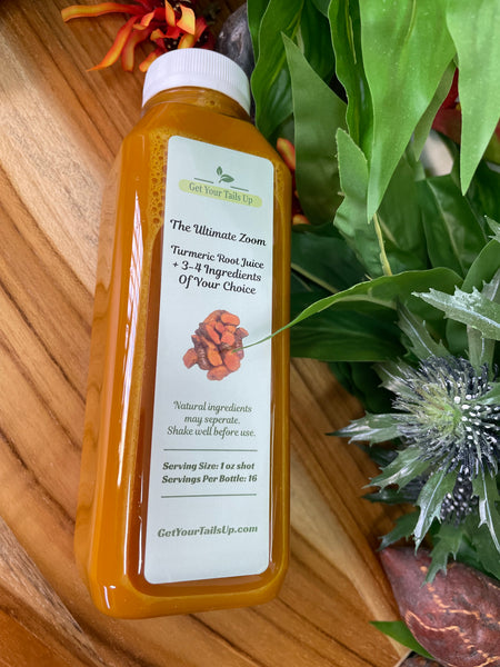 The Ultimate Zoom Turmeric Root Juice With 3-4 Ingredients Of Your Choice