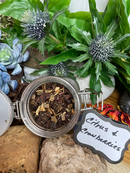 Citrus & Cranberries, Organic Loose Leaf Tea House Specialties .