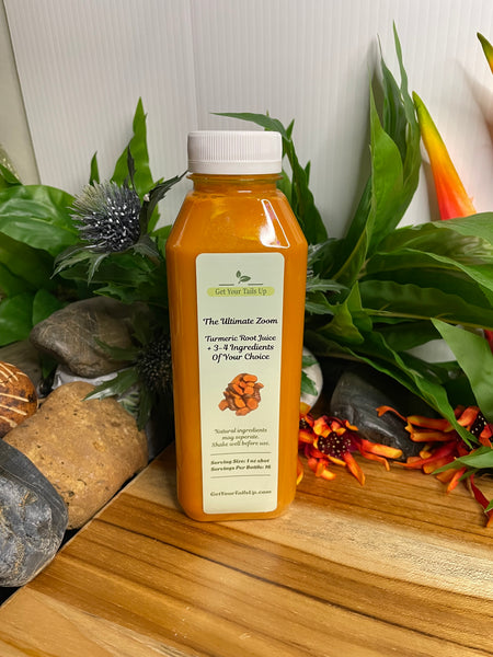The Ultimate Zoom Turmeric Root Juice With 3-4 Ingredients Of Your Choice