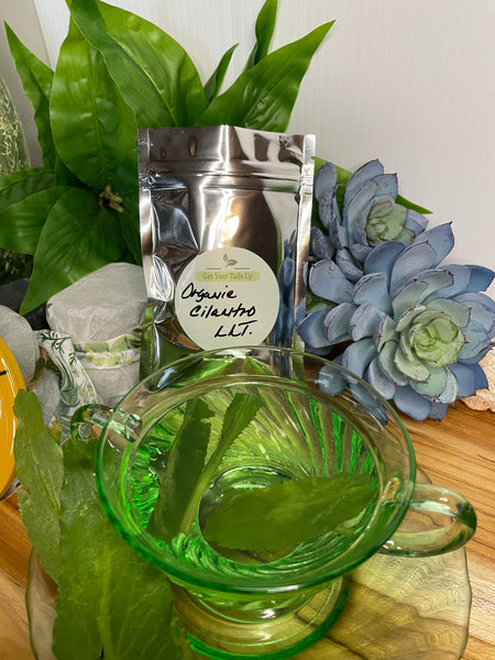 Cilantro, Organic Roots & Loose Leaf Tea