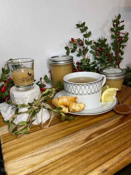 Organic Ginger Tea Juice  “Ginger only”