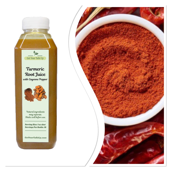 Turmeric Root Juice With Cayenne Pepper 16oz