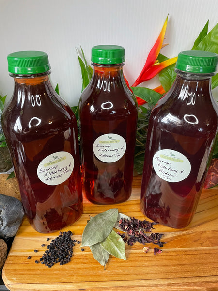 Soursop, Elderberry & Hibiscus Tea
