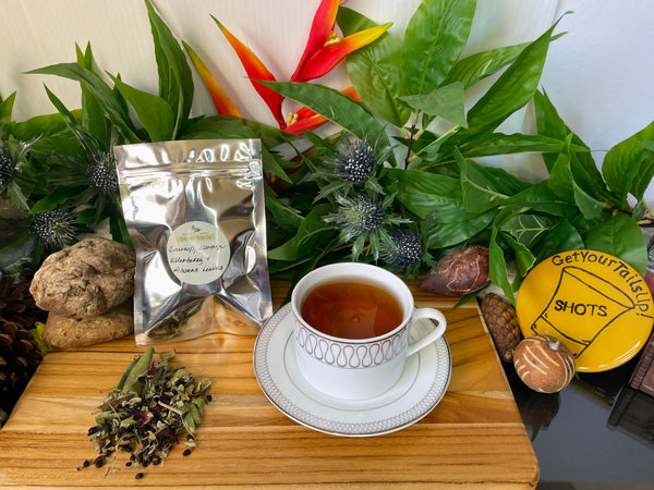 Soursop, Moringa, Elderberry & Hibiscus,Organic Loose Leaf Tea