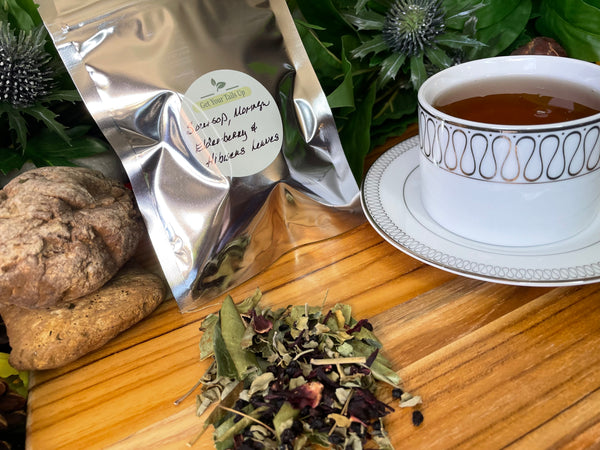 Soursop, Moringa, Elderberry & Hibiscus,Organic Loose Leaf Tea