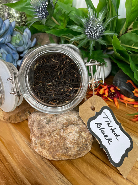 Tinted Black, Organic Loose Leaf Tea