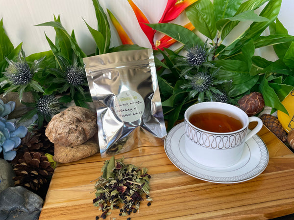 Soursop, Moringa, Elderberry & Hibiscus,Organic Loose Leaf Tea