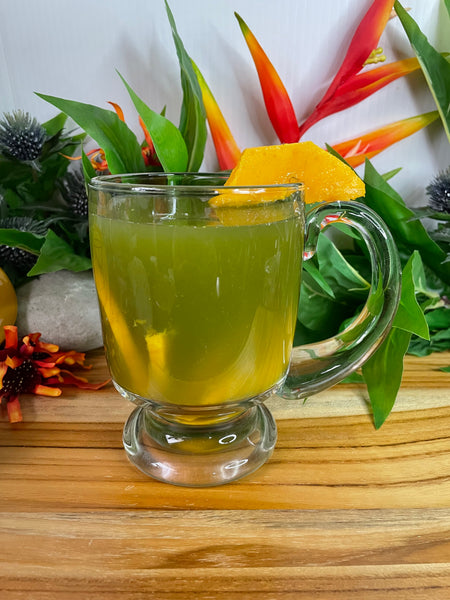 Organic  Kale Juice w/ Apple, Pear, and Mango Chunks