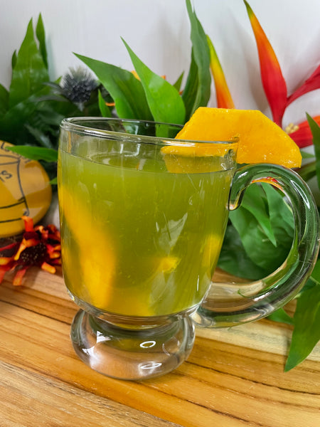 Organic  Kale Juice w/ Apple, Pear, and Mango Chunks
