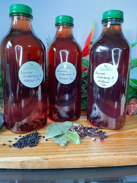 Soursop, Elderberry & Hibiscus Tea