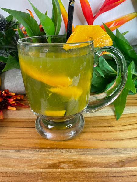 Organic  Kale Juice w/ Apple, Pear, and Mango Chunks