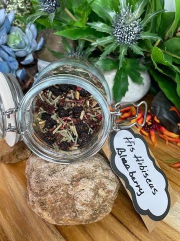 His Hibiscus Blueberry, Organic Loose Leaf Tea