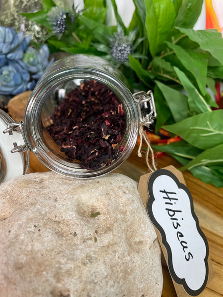 Hibiscus Herb Flower, Organic Loose Leaf Tea
