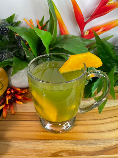 Organic  Kale Juice w/ Apple, Pear, and Mango Chunks