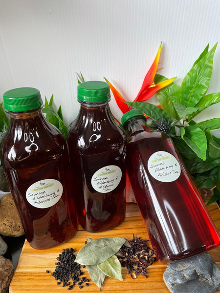 Soursop, Elderberry & Hibiscus Tea