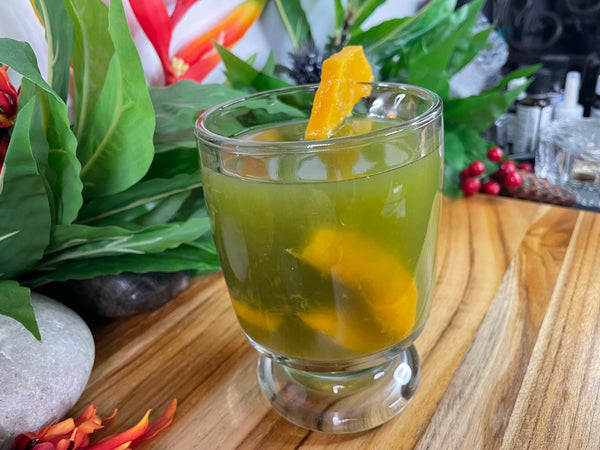Organic  Kale Juice w/ Apple, Pear, and Mango Chunks