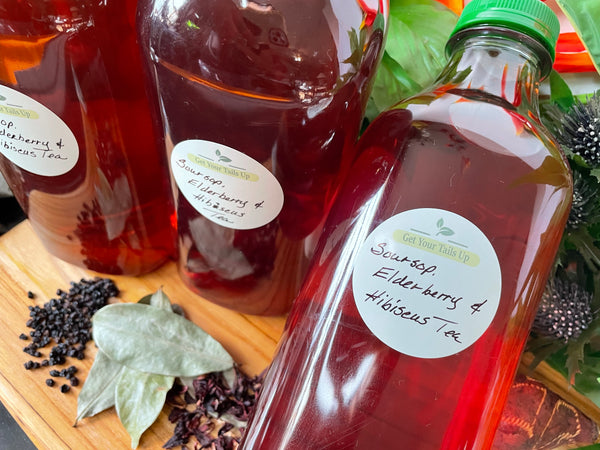 Soursop, Elderberry & Hibiscus Tea