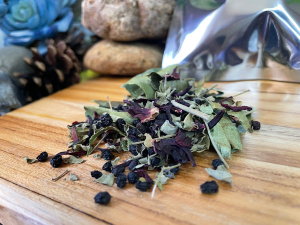 Soursop, Moringa, Elderberry & Hibiscus,Organic Loose Leaf Tea