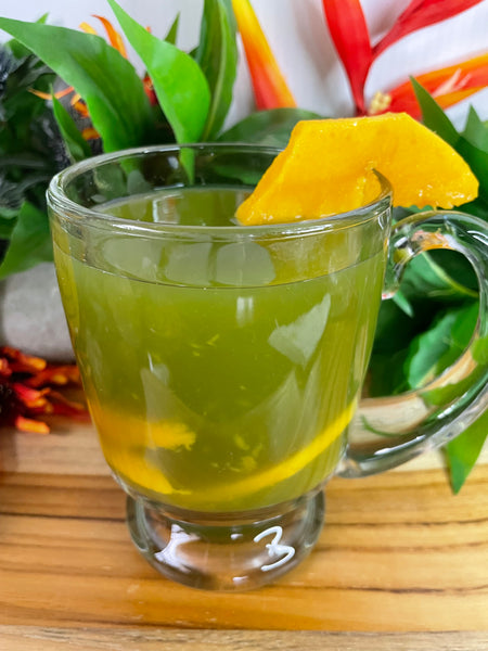 Organic  Kale Juice w/ Apple, Pear, and Mango Chunks