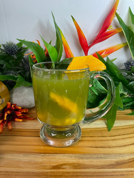 Organic  Kale Juice w/ Apple, Pear, and Mango Chunks