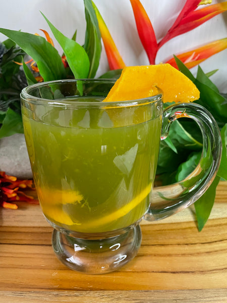 Organic  Kale Juice w/ Apple, Pear, and Mango Chunks