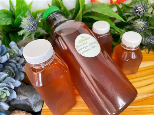 Soursop, Moringa, Elderberry & Hibiscus,Organic Loose Leaf Tea or Liquid