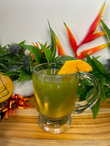 Organic  Kale Juice w/ Apple, Pear, and Mango Chunks