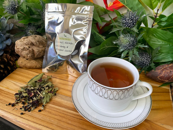 Soursop, Moringa, Elderberry & Hibiscus,Organic Loose Leaf Tea