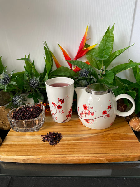 Organic Hibiscus Herb Flower, Organic Loose Leaf Tea