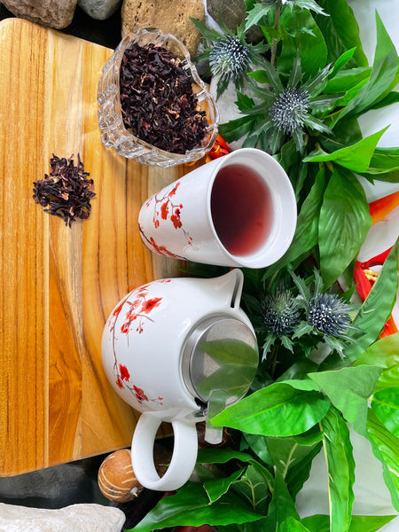 Organic Hibiscus Herb Flower, Organic Loose Leaf Tea