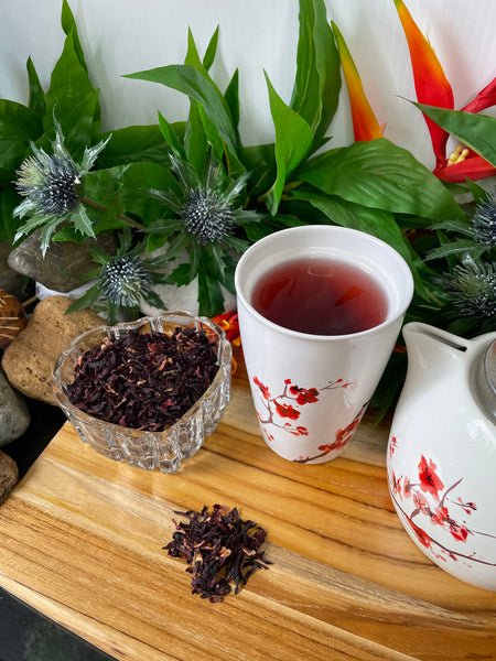 Organic Hibiscus Herb Flower, Organic Loose Leaf Tea