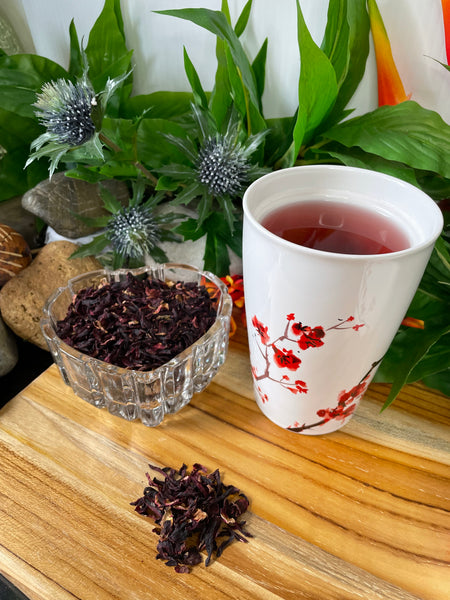 Organic Hibiscus Herb Flower, Organic Loose Leaf Tea