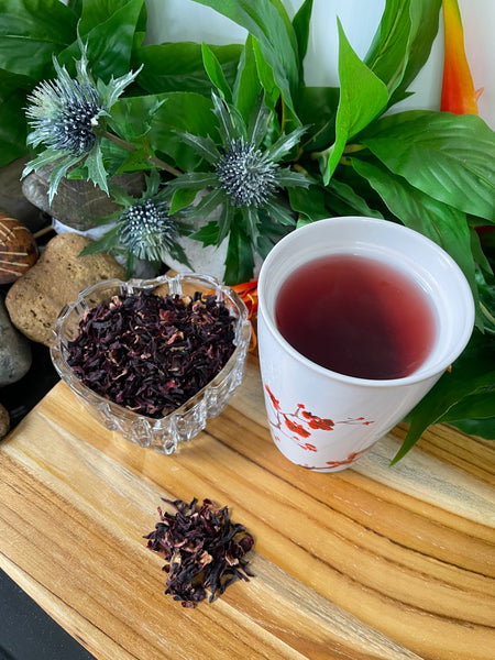 Organic Hibiscus Herb Flower, Organic Loose Leaf Tea
