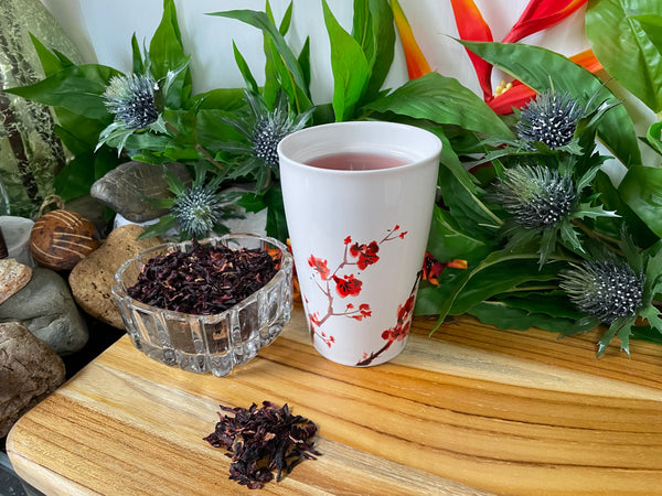 Organic Hibiscus Herb Flower, Organic Loose Leaf Tea