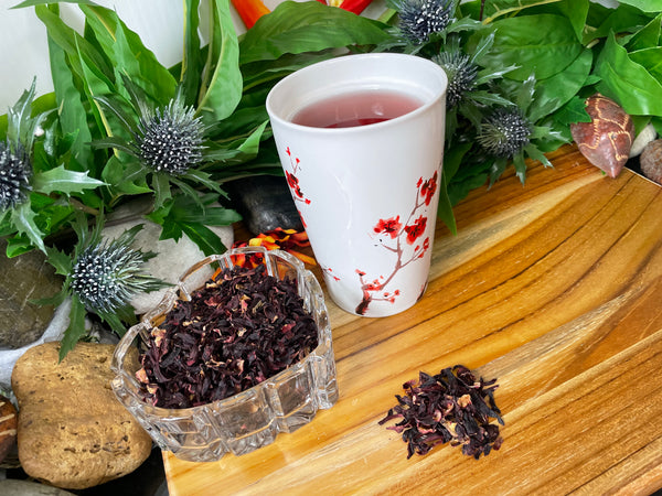 Organic Hibiscus Herb Flower, Organic Loose Leaf Tea