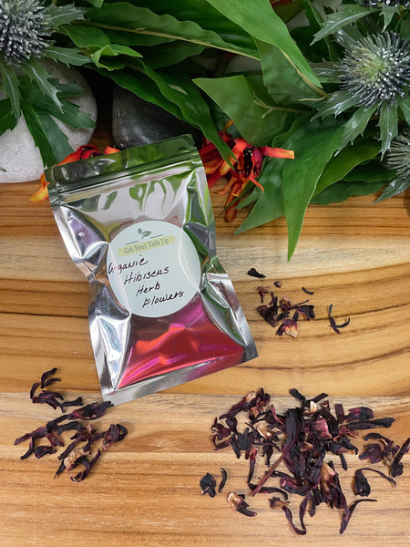 Organic Hibiscus Herb Flower, Organic Loose Leaf Tea