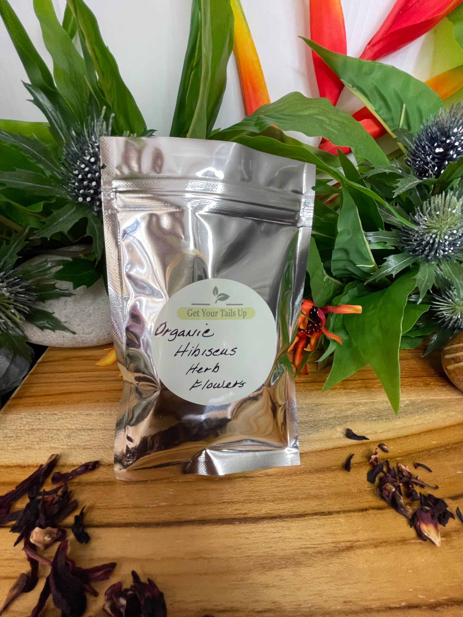Organic Hibiscus Herb Flower, Organic Loose Leaf Tea