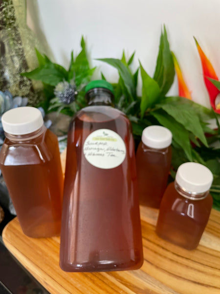 Soursop, Moringa, Elderberry & Hibiscus Liquid Tea