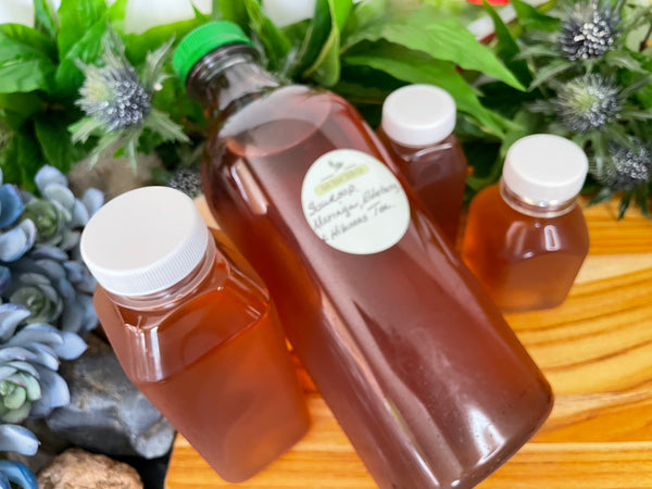 Soursop, Moringa, Elderberry & Hibiscus Liquid Tea