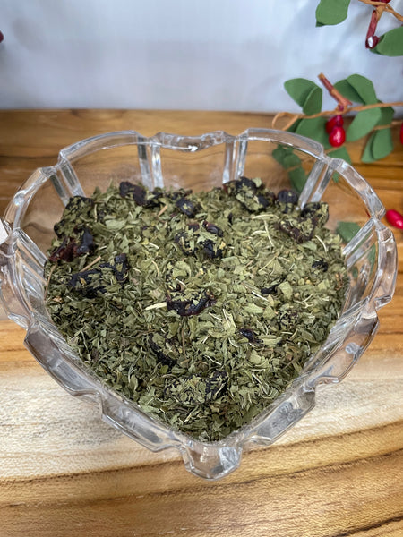 Spearmint & Cherries, Organic Loose Leaf Tea House Specialties .