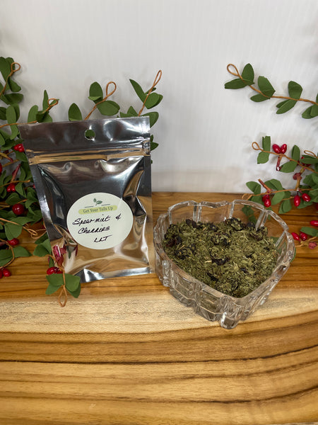 Spearmint & Cherries, Organic Loose Leaf Tea House Specialties .