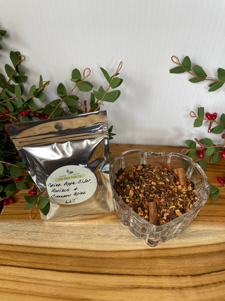 Spice Apple Cider, Rooibos & Cinnamon Spice, Organic Loose Leaf Tea House Specialties .