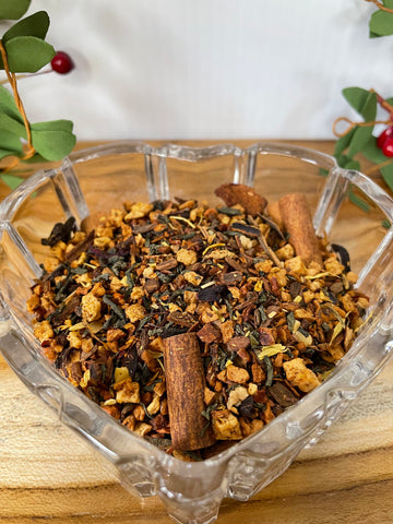 Spice Apple Cider, Rooibos & Cinnamon Spice, Organic Loose Leaf Tea House Specialties .