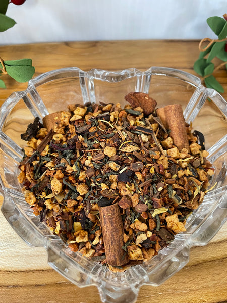 Spice Apple Cider, Rooibos & Cinnamon Spice, Organic Loose Leaf Tea House Specialties .