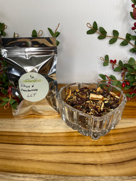 Citrus & Cranberries, Organic Loose Leaf Tea House Specialties .